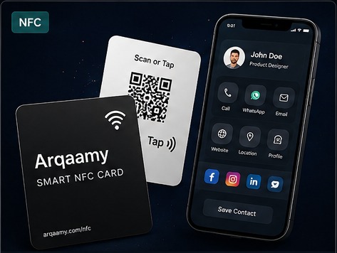 Arqaamy Smart NFC Card platform preview